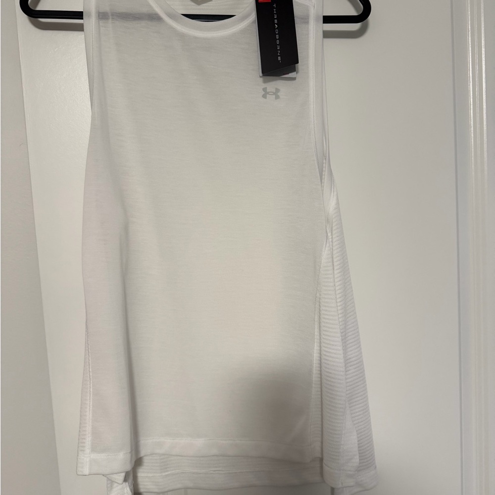 NEW Under Armour Women's White Tank Top, lg